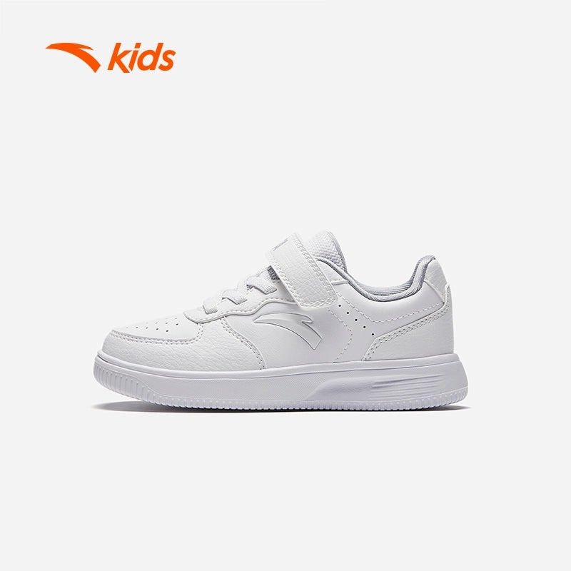 anta kids unisex big kids lifestyle shoes A124D9988-4 -white (kasut kasual kanak-kanak) Shoes That Have Skates
