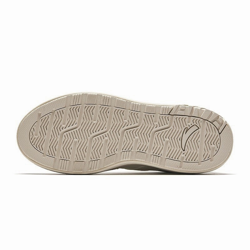 Proper Skate ANTA Women Skate Shoes 122438003U-4 -Ivory/Green (Kasut Kasual Perempuan)