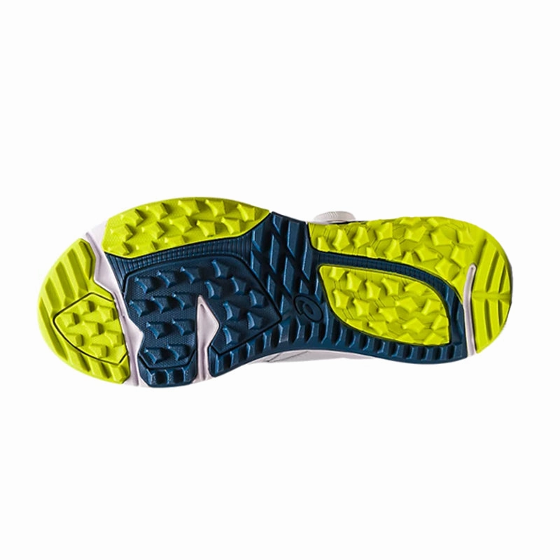 ASICS Asics Gel Kayano Ace BOA Men's Spikeless Shoes (White/Blue) Best Asics Shoes For Gym Classes