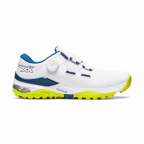 ASICS Asics Gel Kayano Ace BOA Men's Spikeless Shoes (White/Blue) Asics Indoor Shoes Gel-rocket 11 Reviews
