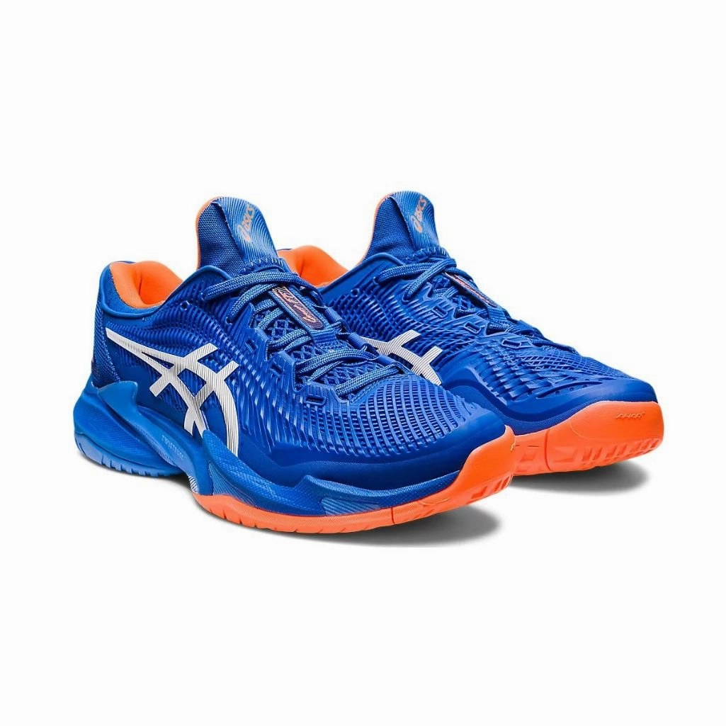 Best Asics Running Shoes For Underpronation ASICS Court FF 3 Novak 'Tuna Blue' 1041A361-960