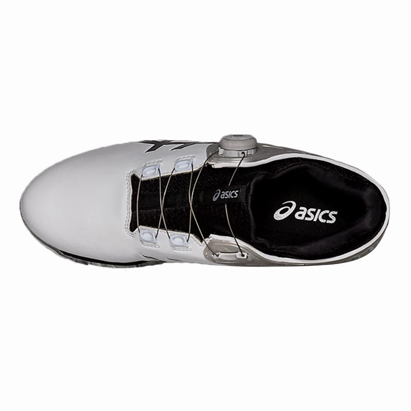 ASICS Gel Ace Pro 5 BOA Men's Spiked Shoes (White/Black) Trendy Asics Shoes