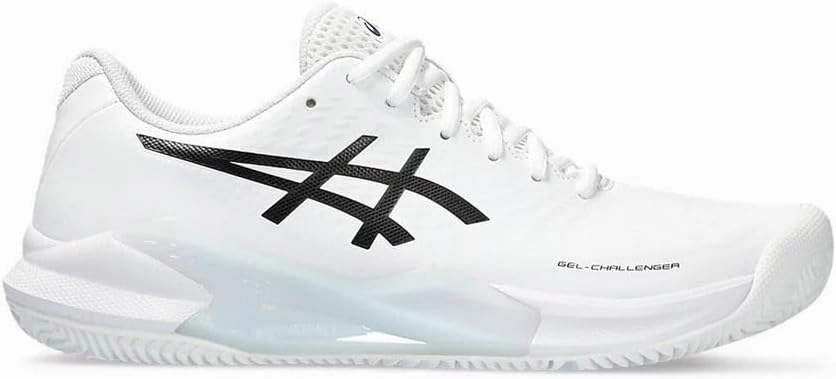 Asics Yellow Tiger Shoes ASICS Gel-Challenger 14 Clay, White Black, 8.5