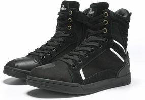 Shoes Like Asics Gel Kayano 14 BORLENI Motorcycle Boots Street Riding Shoes Anti-Slip Outdoor Trekking Hike Work Shoes for Men