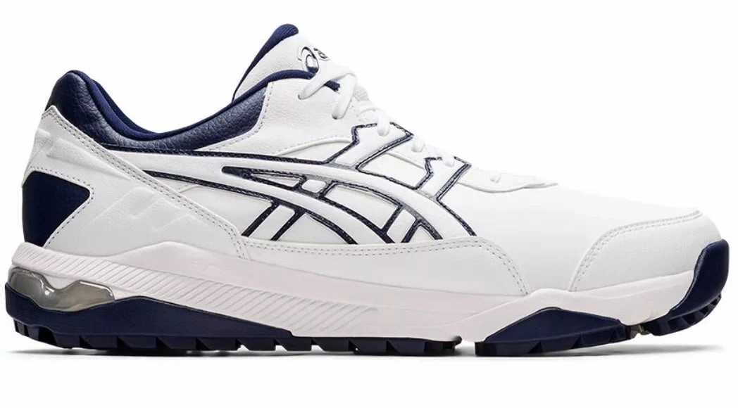 Flat Feet Asics Shoes Asics Golf Gel Preshot Men's Golf Shoes Spikeless  White