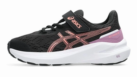 V2k Running Shoes Asics GT-1000 13 PS | Black/Sun Coral