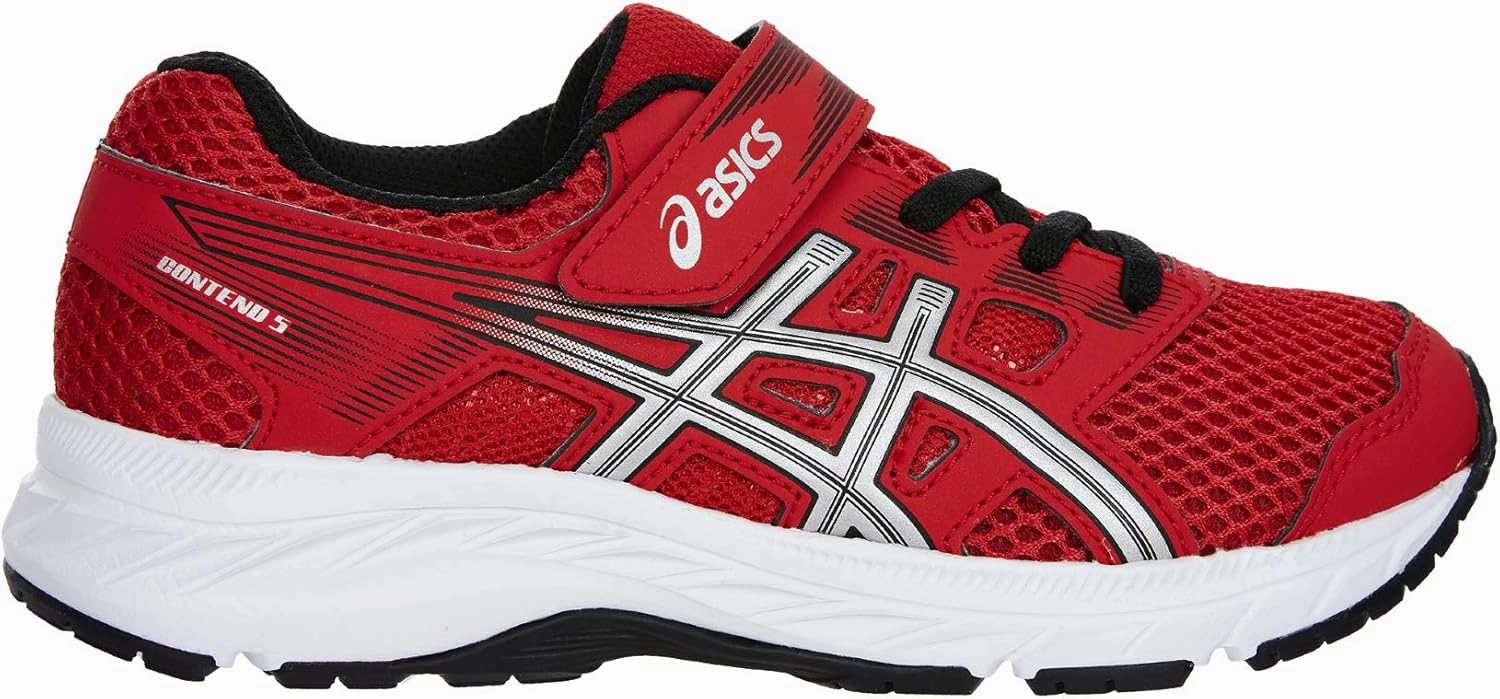 ASICS Kid's Contend 5 Pre-School Running Shoes, Classic Red/Silver, 10 Asics Gel Lyte Shoes