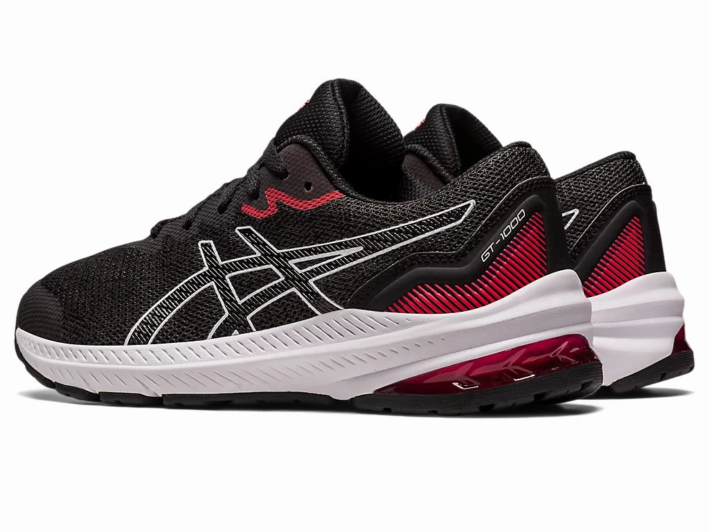Asics Gel Peake 2 Shoes Asics Kid's GT 1000 11 GS - Black/Electric Red