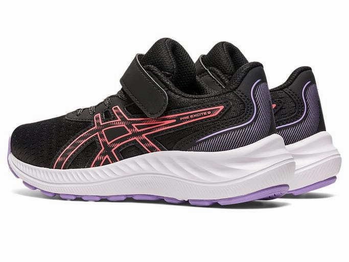 Asics Kid's Pre Excite 9 PS - Black/Papaya Asics Dynaflyte 2 Running Shoes