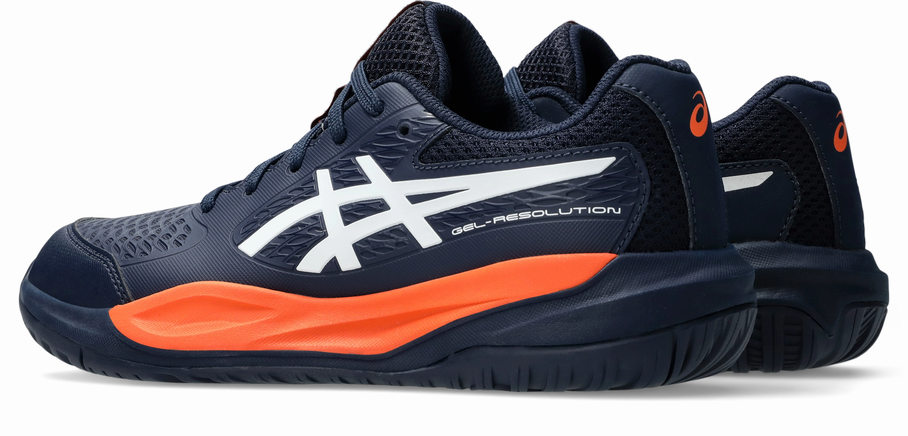 Asics Kids Gel Resolution X GS Tennis Shoe - Midnight/White Stella Court Tennis Shoes