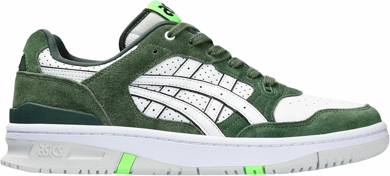 Asics Mountain Shoes ASICS Men's EX89 Sportstyle Shoe (White/White/Olive, US Footwear Size System, Adult, Men, Numeric, Medium, 8.5)