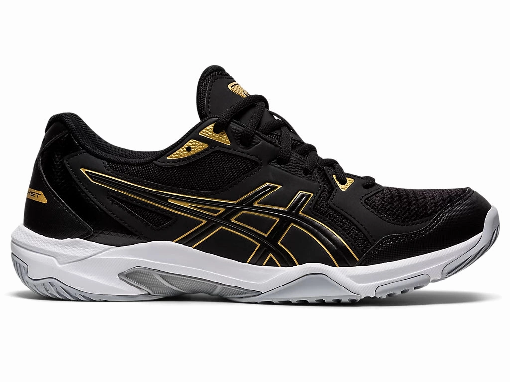 Asics Shoes Most Expensive Asics Men's Gel-Rocket 10 Volleyball shoe - black/pure gold