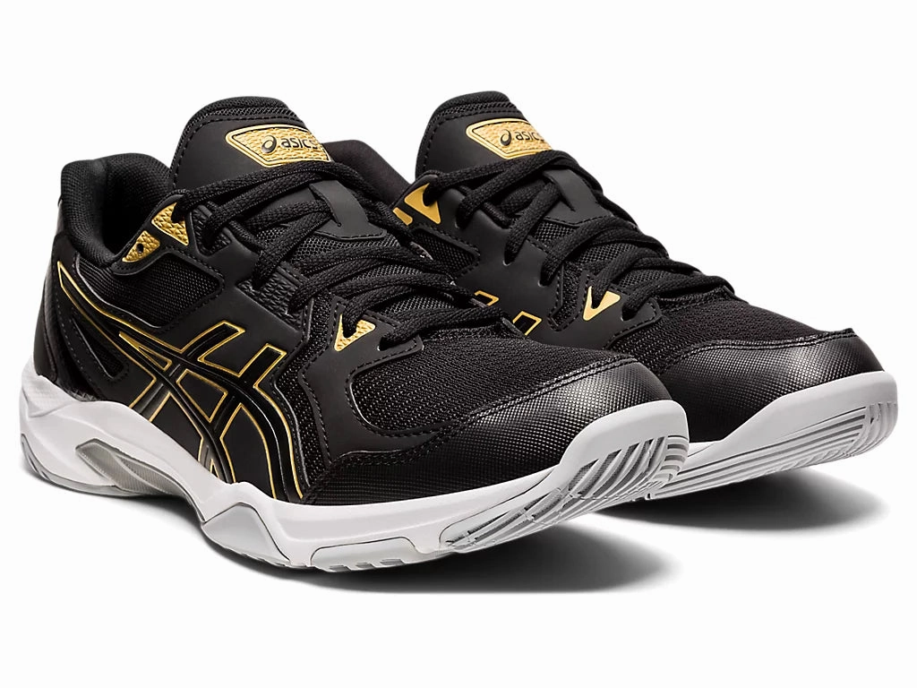 Asics Shoes Handball Asics Men's Gel-Rocket 10 Volleyball shoe - black/pure gold