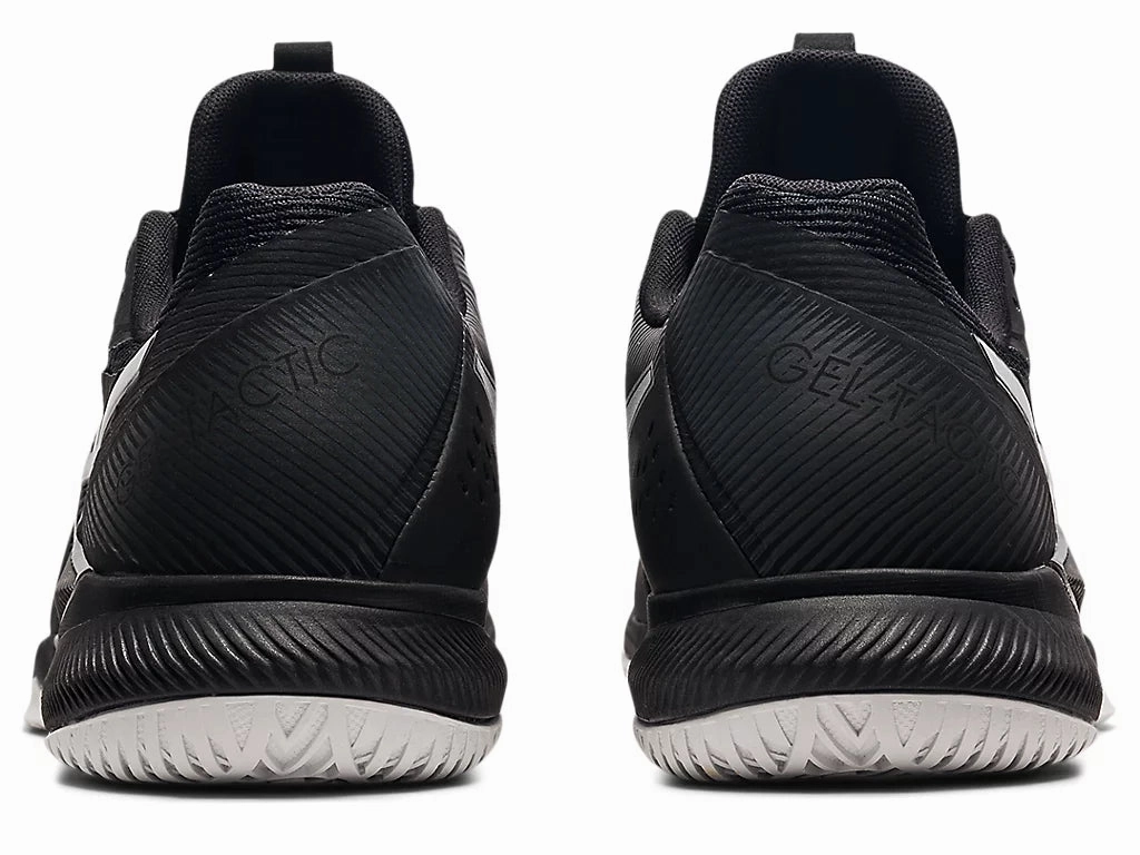 Asics Gel Kayano 18 Running Shoes Asics Men's Gel-Tactic Volleyball shoe - black/pure silver CLOSEOUT - NO RETURNS