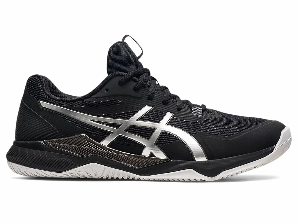 Asics Gel-cumulus Running Shoes Asics Men's Gel-Tactic Volleyball shoe - black/pure silver CLOSEOUT - NO RETURNS