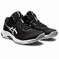Asics Gel-game Tennis Shoes Asics Men's Netburner Ballistic FF MT 3 - black/white CLOSEOUT - NO RETURNS
