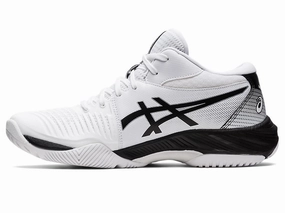 Asics Men's Netburner Ballistic FF MT 3 - white/black CLOSEOUT - NO RETURNS Asics Tennis Shoes Gel Dedicate 8