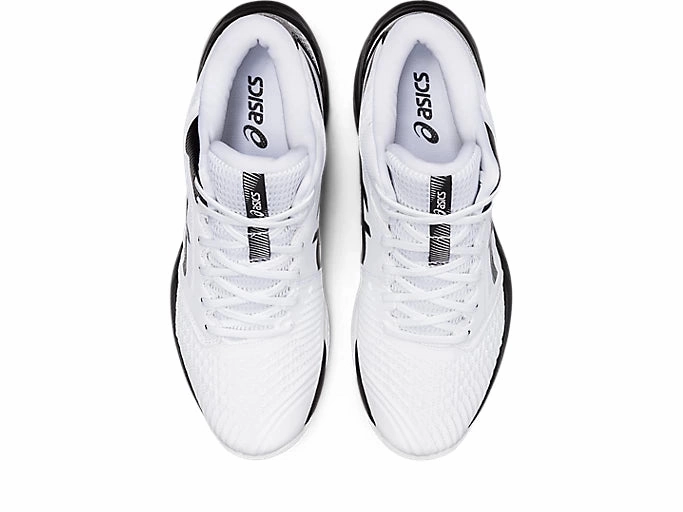 Cushioning Asics Running Shoes Asics Men's Netburner Ballistic FF MT 3 - white/black CLOSEOUT - NO RETURNS