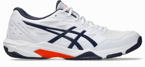 Asics Mens Gel Rocket 11 Indoor Court Shoes - White/Indigo Fog New Adidas Volleyball Shoes