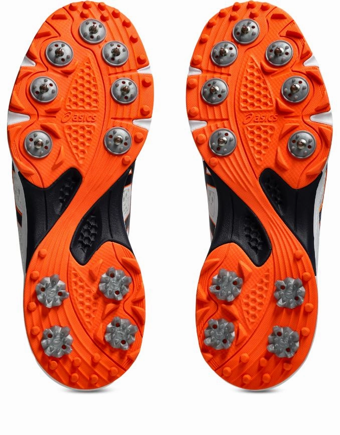 Asics Size 14 Running Shoes Asics Mens Quick Single Cricket Shoe - White/Midnight