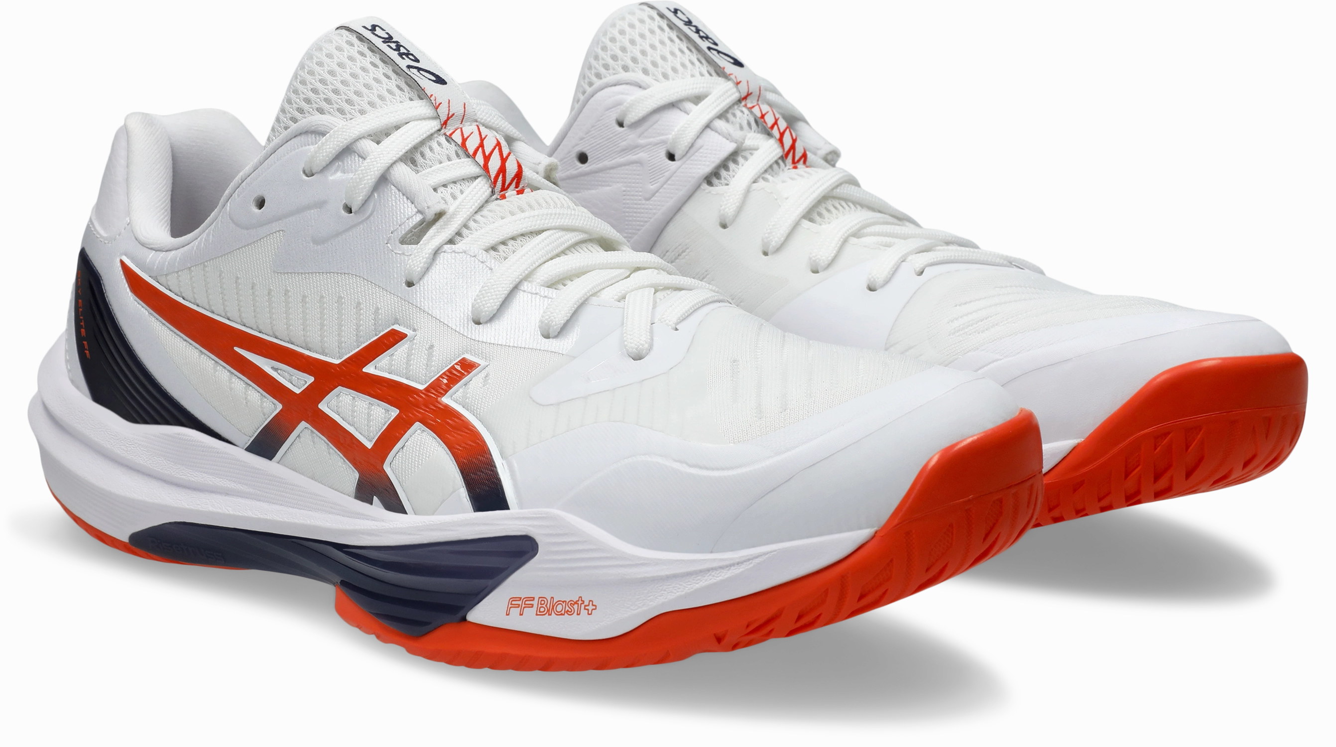 Asics Mens Sky Elite FF Lo 3 Indoor Shoes - White/Nova Orange Volleyball Shoes Review