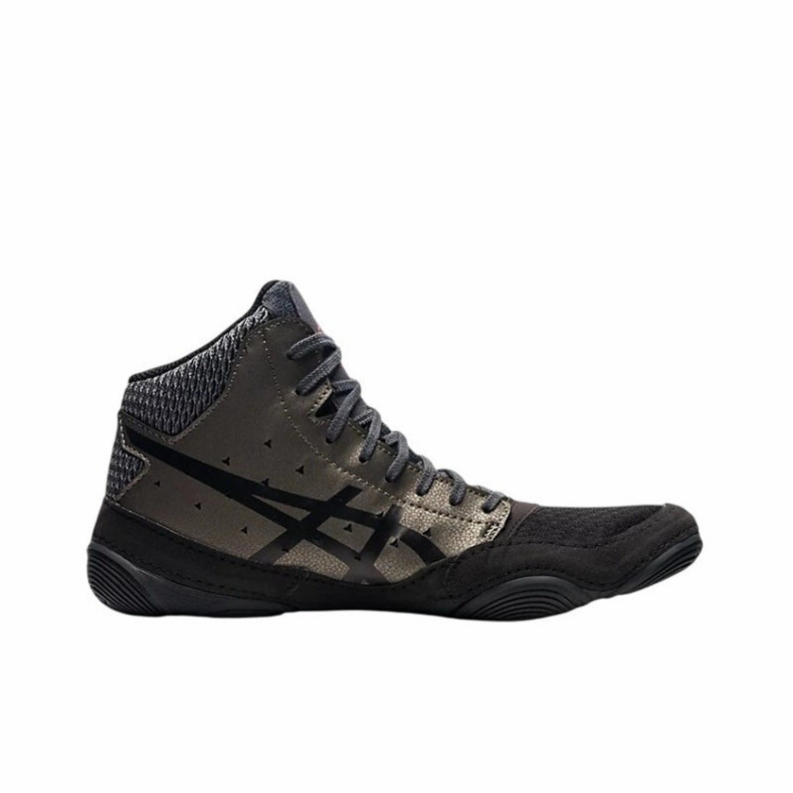 Asics Mens SnapDown 3 Wrestling Shoes US 10.5 M EU 43.5 Black Gunmetal NIB Asics Spikeless Golf Shoes