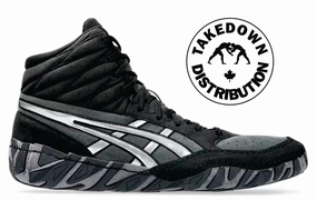 Asics Gel Resolution 9 Shoes ASICS Shoe Wrestling Aggressor 6 Black/Pure Silver