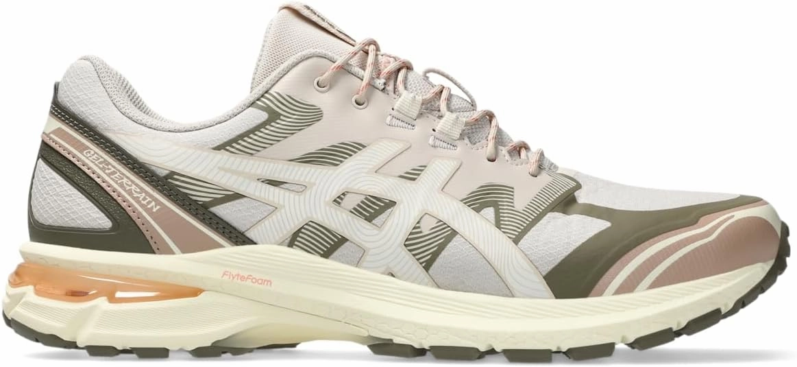 Asics Unisex Gel-Terrain Sportstyle Shoes, 9, Mineral Beige/Cream Asics Shoe Sizes Width