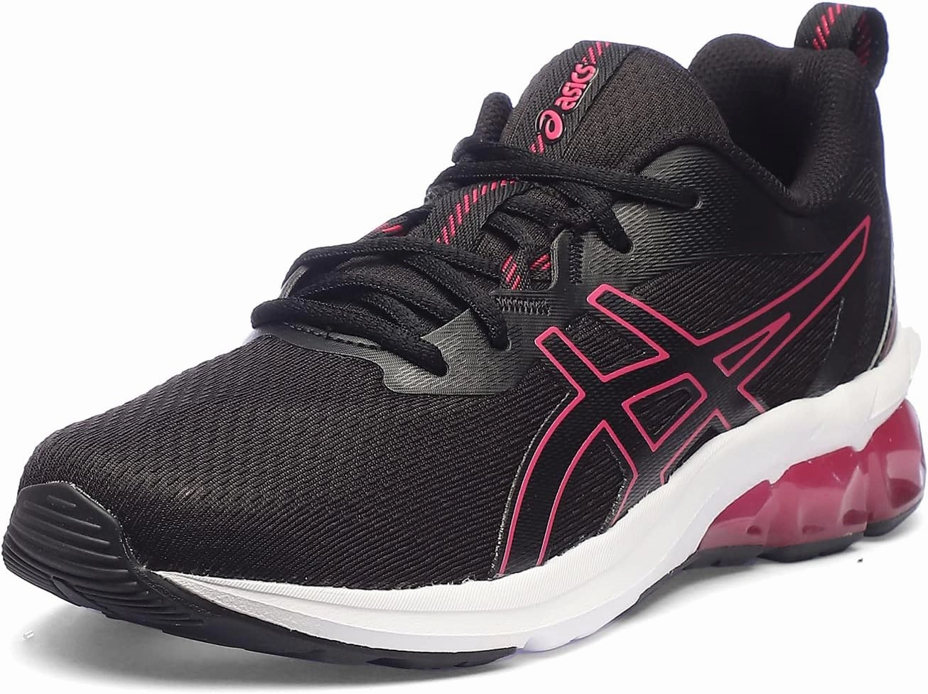 ASICS Women's 1202A384.002 Running Shoes Gel Quantum 90 IV Black/Pink Rave US Size 7.5 Academy Asics Running Shoes
