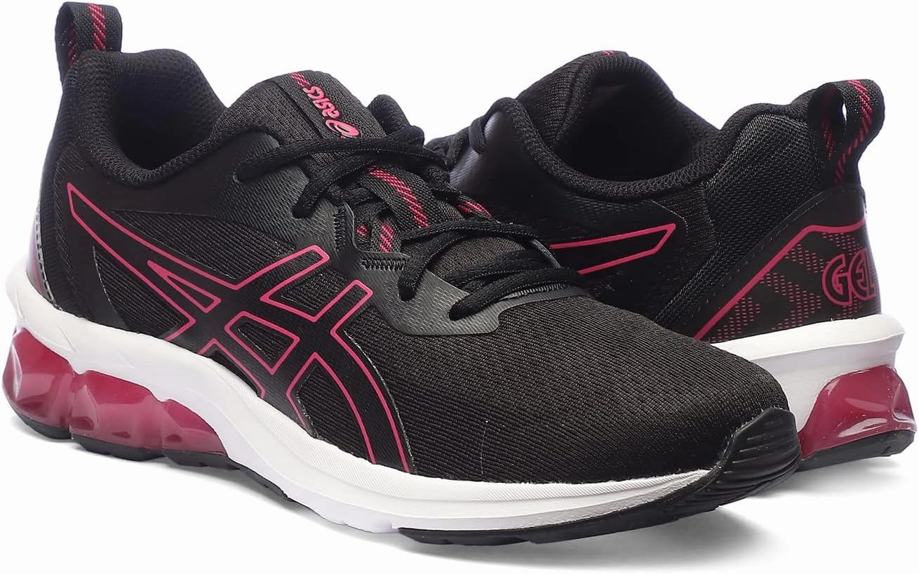 Asics Gel Kayano 25 Running Shoe ASICS Women's 1202A384.002 Running Shoes Gel Quantum 90 IV Black/Pink Rave US Size 7.5