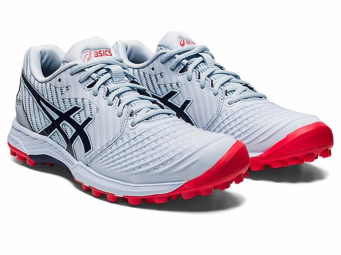 Best Cushioned Asics Running Shoes Asics Women's Field Ultimate FF - Soft Sky/Peacoat