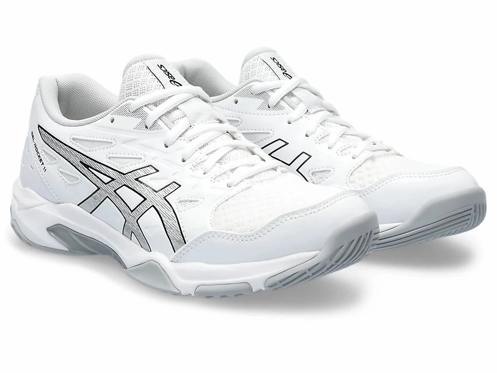 Asics Japan S Golf Shoes Asics Women's Gel-Rocket 11 - white/pure silver