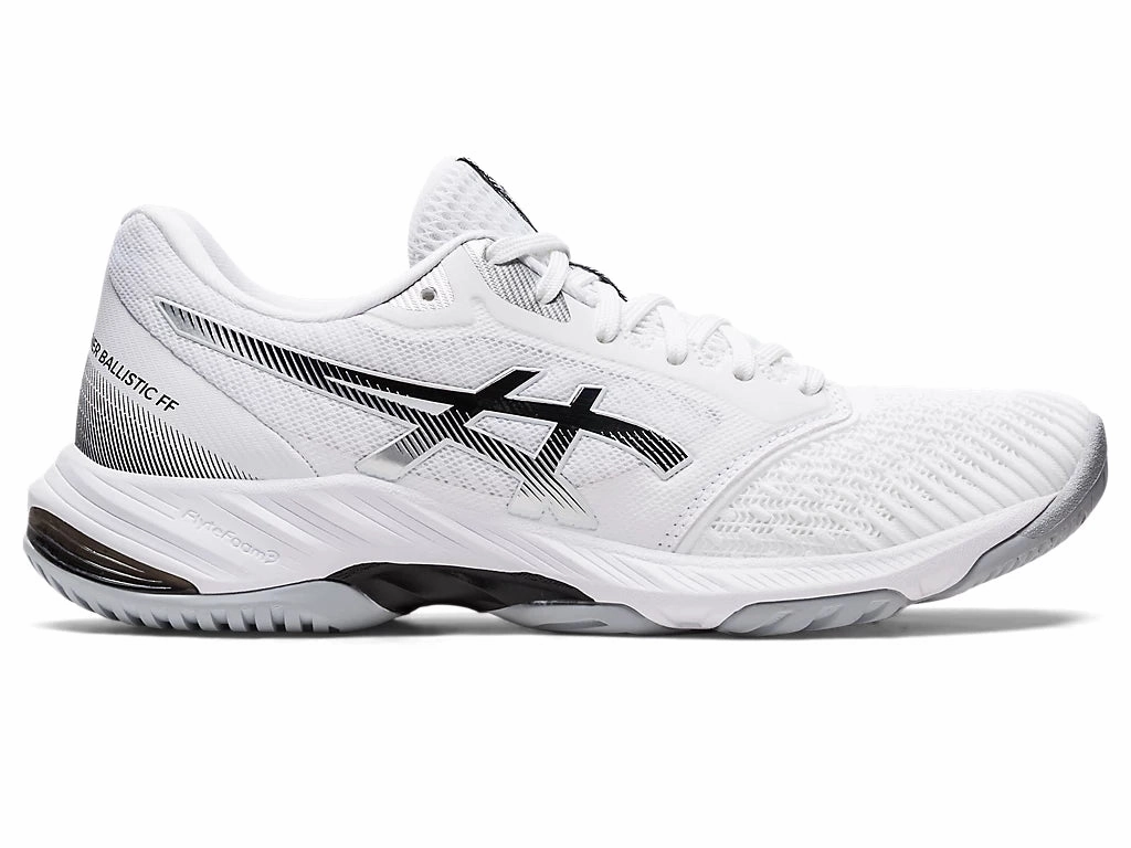 Asics Women's Netburner Ballistic FF 3 - white/black CLOSEOUT - NO RETURNS Asics Gel-scram 4 Running Shoes