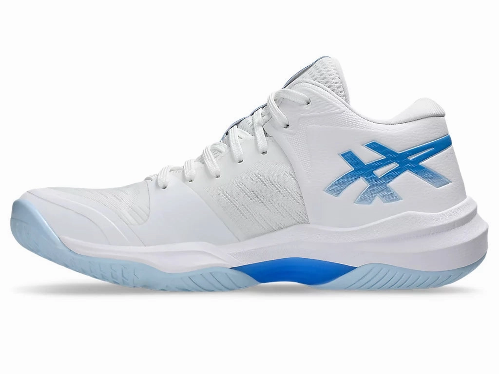 Asics Volleyball Shoes Latest Asics Women's Sky Elite FF MT 3 - white/blue coast