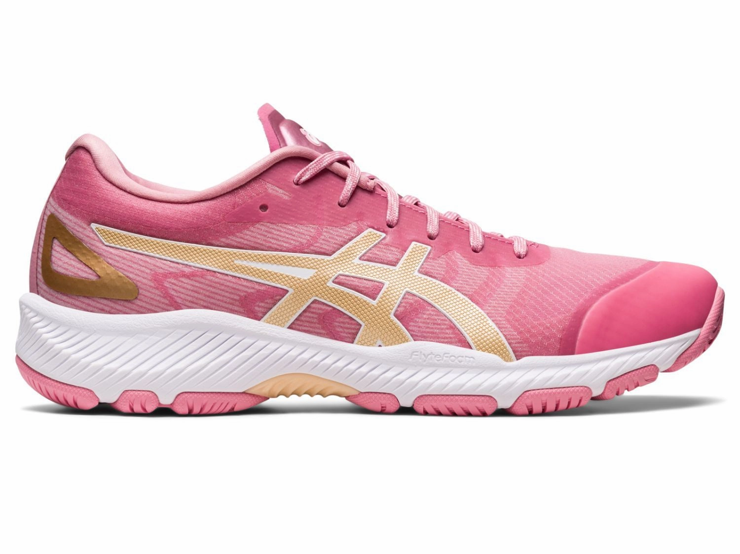 Tennis Shoe Asics Asics Womens Netburner Professional FF 3 - Fruit Punch/Champagne
