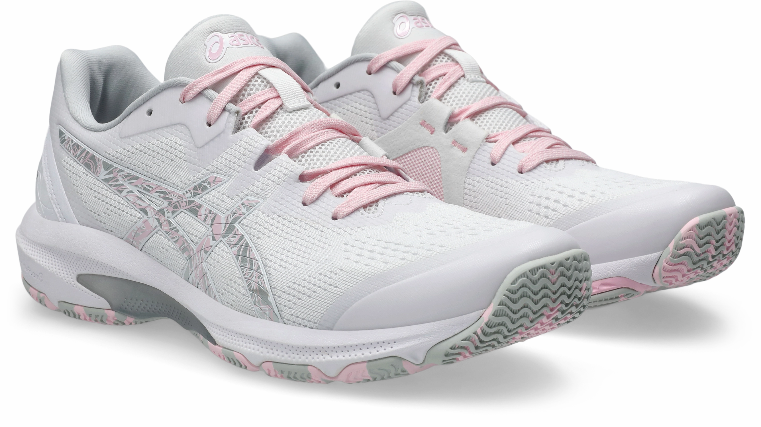 Asics Shoes For Supination Asics Womens Netburner Shield - White/Cotton Candy
