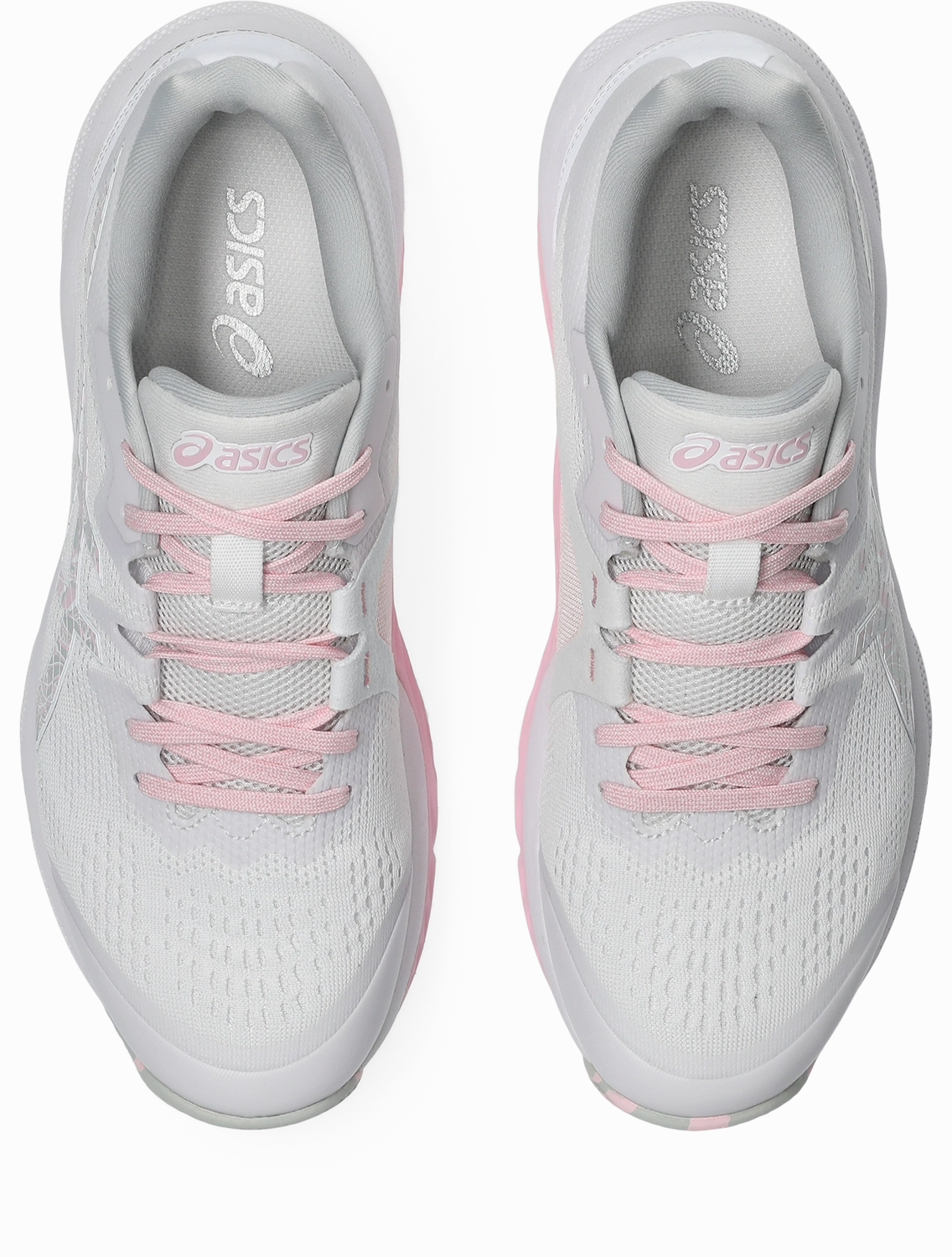 Asics Running Shoes Arch Support Asics Womens Netburner Shield - White/Cotton Candy
