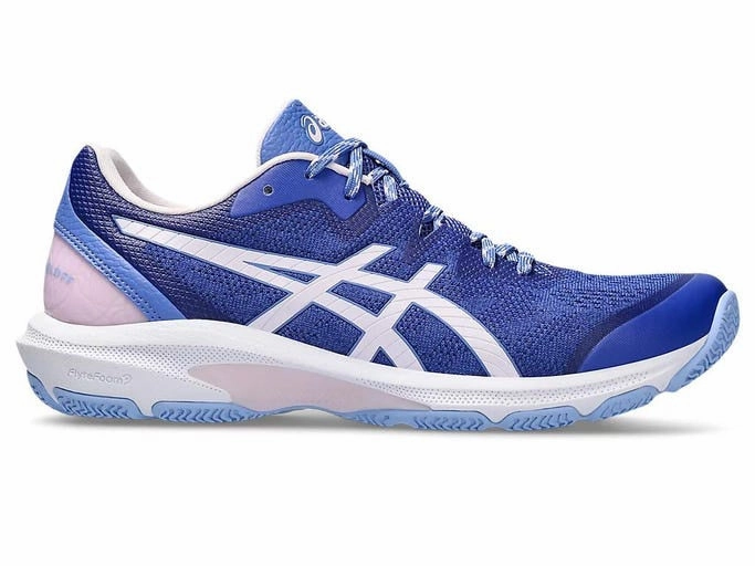 Asics Womens Netburner Shield FF - Sapphire/Cosmos Asics Solution Speed Flytefoam 3 Tennis Shoe