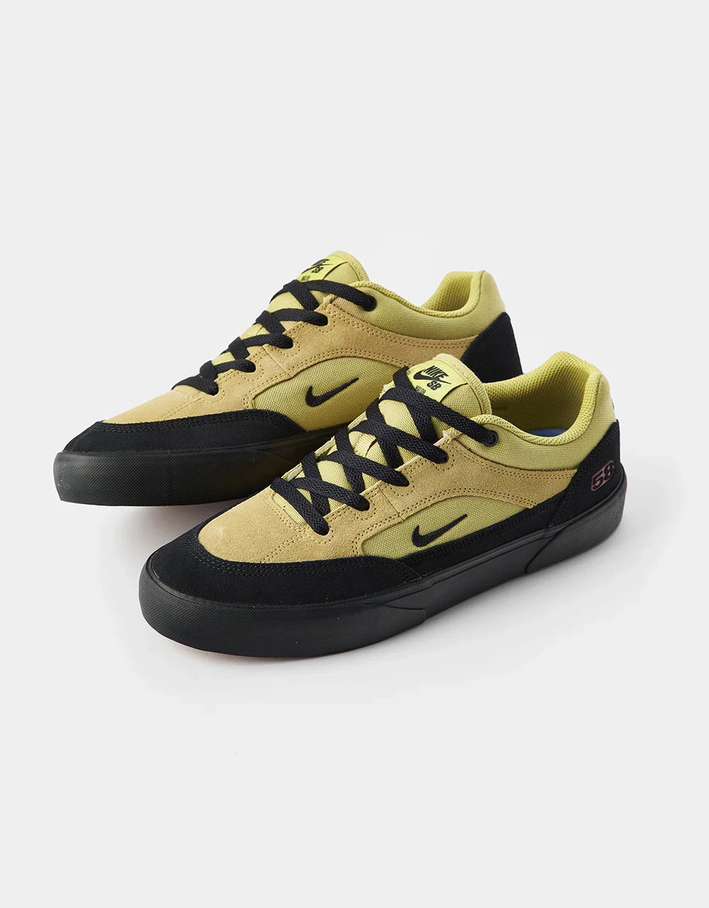 Nike SB Malor TE Skate Shoes - Buff Gold/Black-Black-Cinnamon Customize Your Nike Shoes