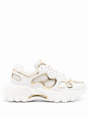 B-East panelled sneakers Studded Leather Ankle Boots