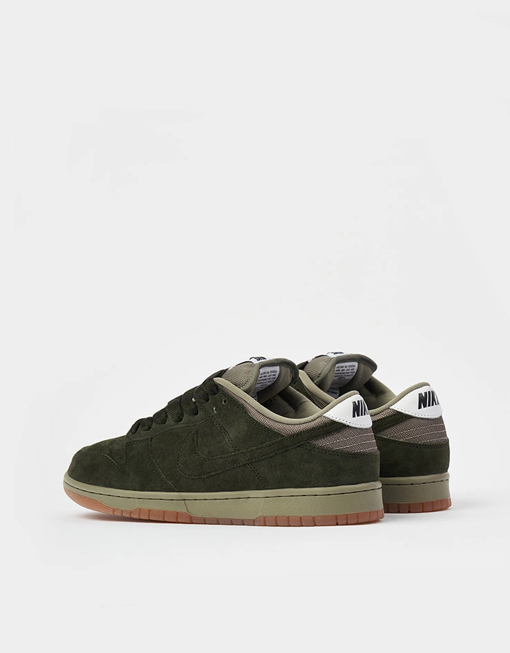 Nike SB Dunk Low Pro B Skate Shoes - Sequoia/Sequoia-Light Army-White Customise Nike Shoes