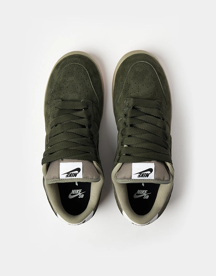 Nike SB Dunk Low Pro B Skate Shoes - Sequoia/Sequoia-Light Army-White Nike Zoom Fly Shoes