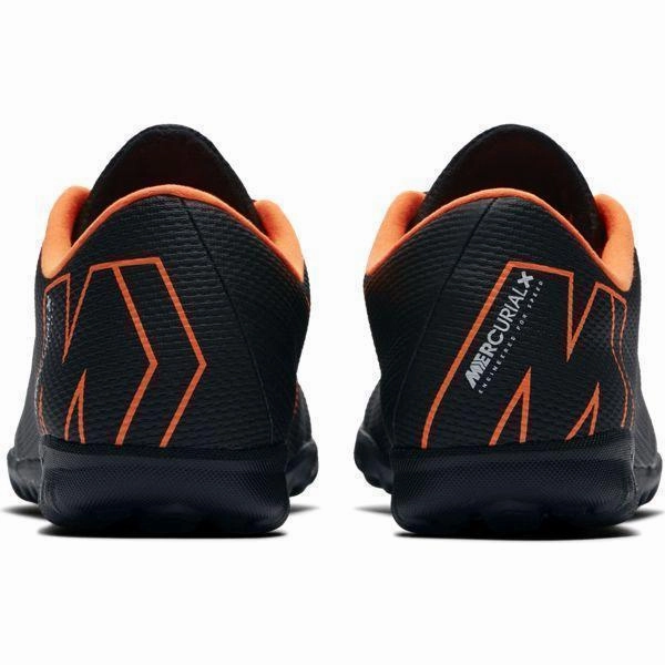 New Nike Mercurial VaporX XII Academy Turf Soccer Cleats Shoes Black Orange Soccer Cleats Spikes
