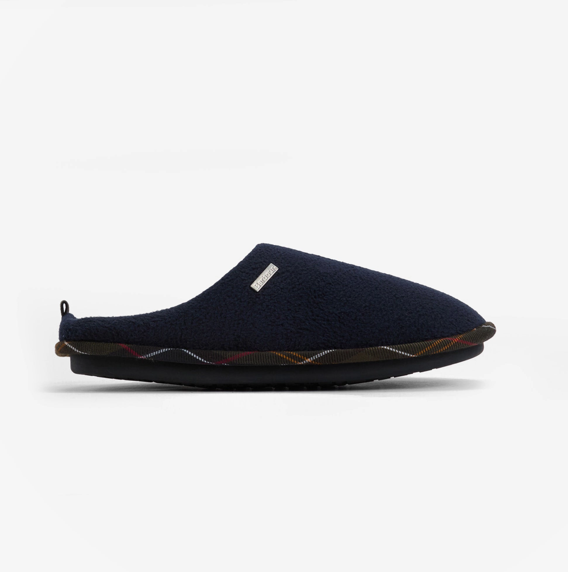 Barbour HEXHAM Mens Mule Slippers Navy Cat Paws Slippers