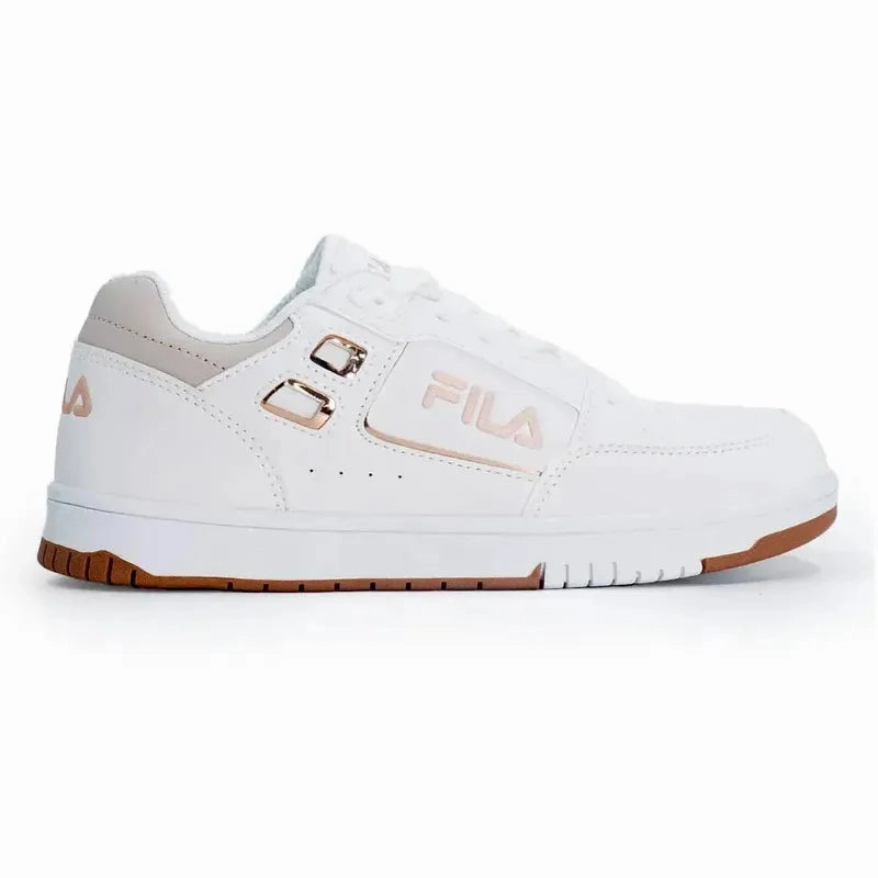 Walk Run Shoes FILA Parker 2.0 Kids Sneaker - White/Gold