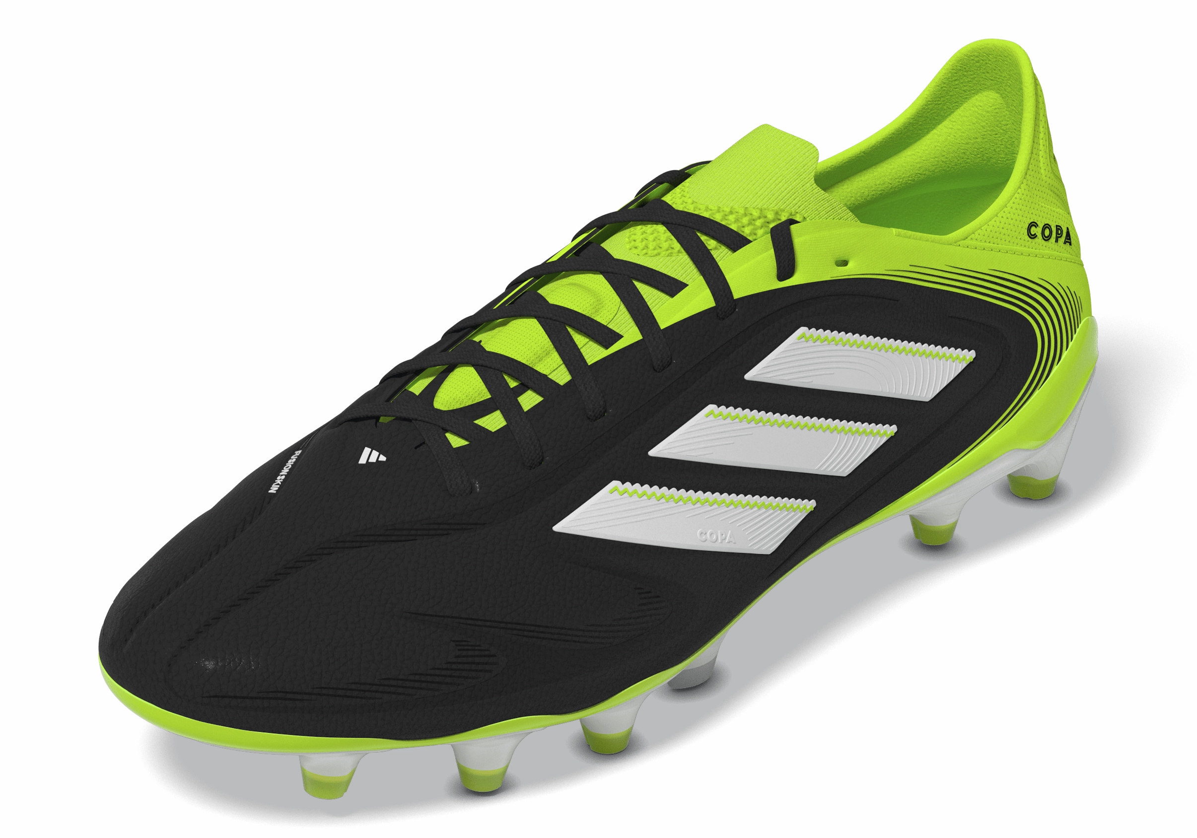 Firm Ground Soccer Cleats On Turf adidas Copa Pure 3 Elite Firm Ground Boots Black/White