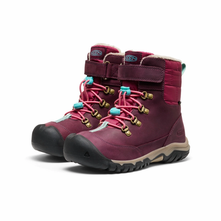 Big Kids' Kanibou Waterproof Winter Boot  |  Fig/Pink Lemonade Snow Boots Sale Canada