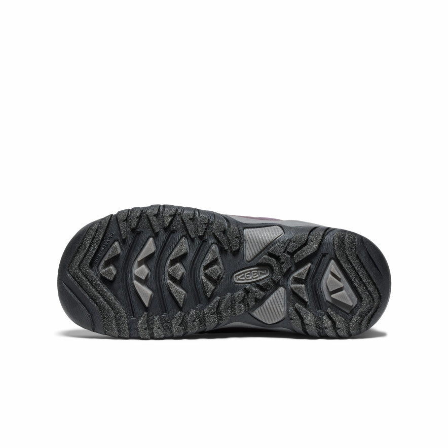 Big Kids' Puffrider Waterproof Winter Boot  |  Black Plum/Daiquiri Green Snow Boots Lightweight