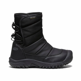 Big Kids' Puffrider Waterproof Winter Boot  |  Black/Steel Grey Snow Monster Boots