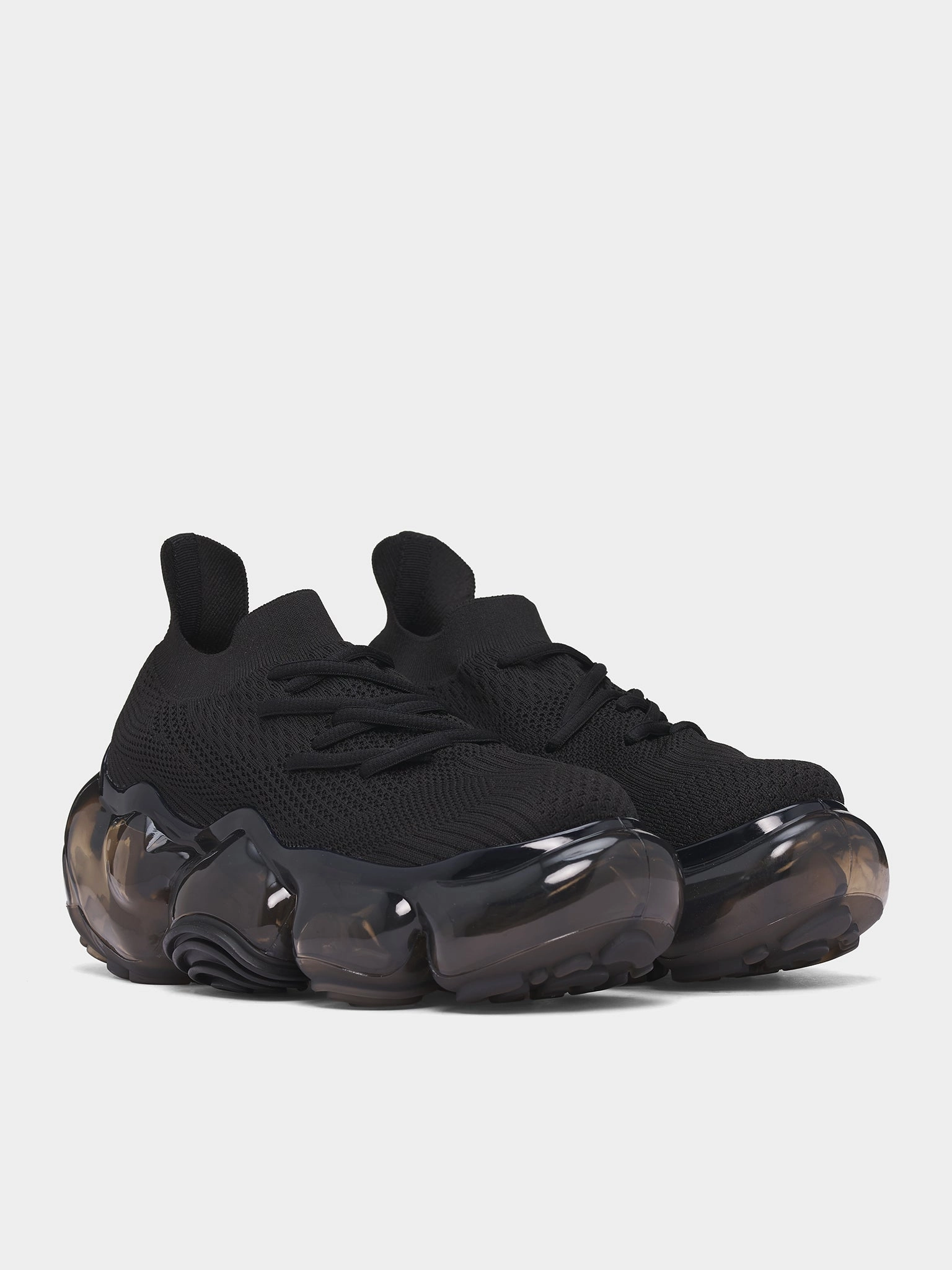 All Day Walking Black 'Moopie' Chunky Sneakers (MOOPIE-243-BLACK)
